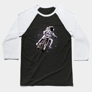 Astronaut riding motorbike dirt bike riding Baseball T-Shirt
